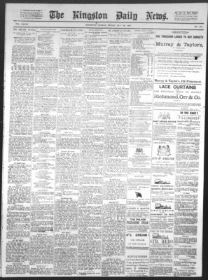 Kingston News (1868), 20 May 1887