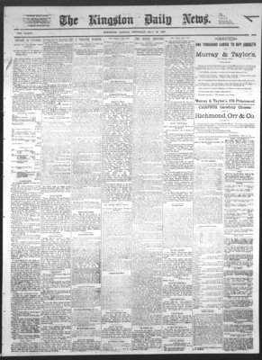 Kingston News (1868), 26 May 1887