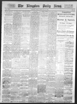 Kingston News (1868), 30 May 1887