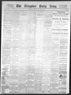 Kingston News (1868), 31 May 1887