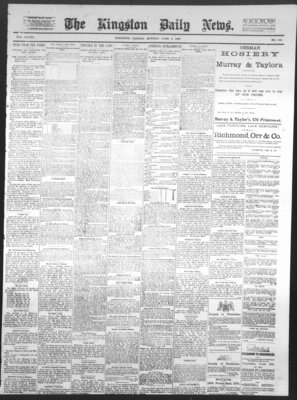 Kingston News (1868), 6 Jun 1887