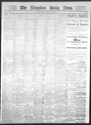 Kingston News (1868), 28 Jun 1887