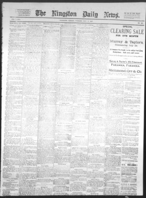 Kingston News (1868), 5 Jul 1887