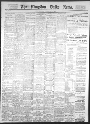 Kingston News (1868), 12 Jul 1887