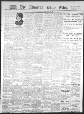 Kingston News (1868), 23 Jul 1887