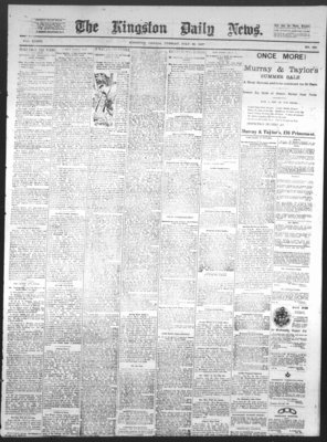 Kingston News (1868), 26 Jul 1887