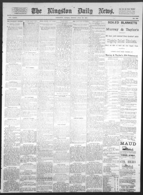 Kingston News (1868), 29 Jul 1887