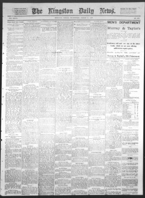 Kingston News (1868), 10 Aug 1887