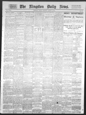 Kingston News (1868), 11 Aug 1887