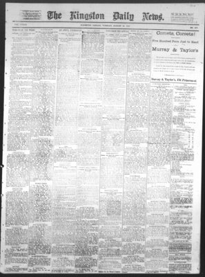 Kingston News (1868), 16 Aug 1887