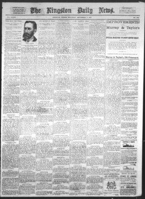 Kingston News (1868), 3 Sep 1887