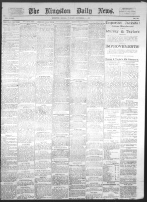 Kingston News (1868), 6 Sep 1887