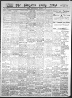 Kingston News (1868), 8 Sep 1887