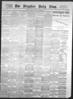 Kingston News (1868), 13 Sep 1887