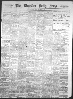 Kingston News (1868), 16 Sep 1887