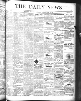 Kingston News (1868), 1 May 1869