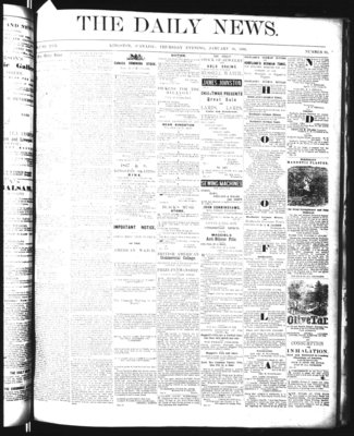 Kingston News (1868), 16 Jan 1868