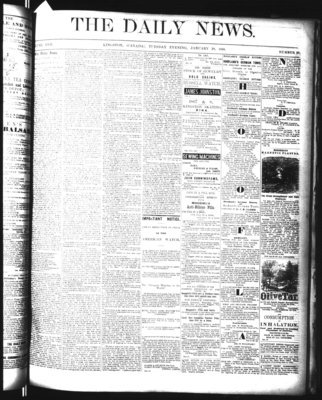 Kingston News (1868), 28 Jan 1868