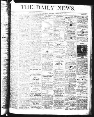 Kingston News (1868), 15 Feb 1868