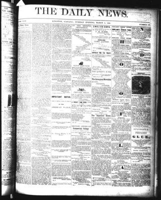 Kingston News (1868), 3 Mar 1868