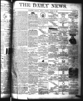 Kingston News (1868), 27 Mar 1868