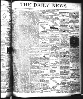 Kingston News (1868), 28 Mar 1868