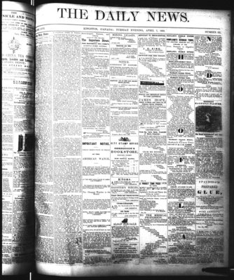 Kingston News (1868), 7 Apr 1868