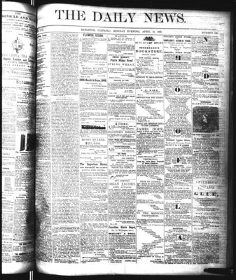 Kingston News (1868), 13 Apr 1868