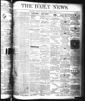 Kingston News (1868), 15 Apr 1868