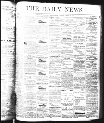 Kingston News (1868), 29 Apr 1868