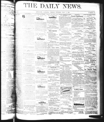 Kingston News (1868), 8 May 1868