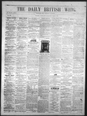 Daily British Whig (1850), 2 Mar 1853