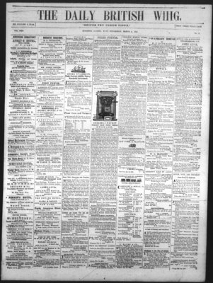 Daily British Whig (1850), 9 Mar 1853