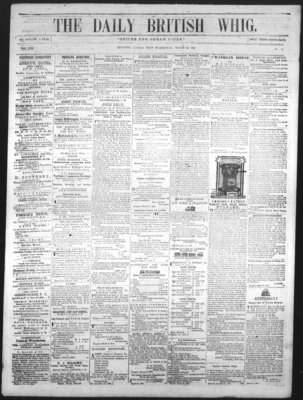 Daily British Whig (1850), 30 Mar 1853