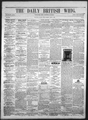 Daily British Whig (1850), 5 Apr 1853