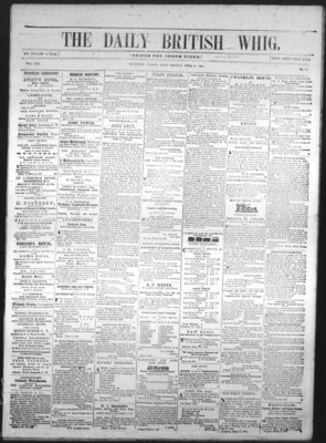 Daily British Whig (1850), 11 Apr 1853