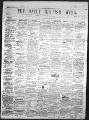 Daily British Whig (1850), 25 Apr 1853