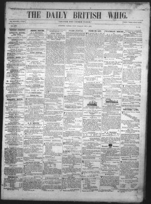 Daily British Whig (1850), 5 May 1853