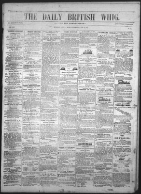 Daily British Whig (1850), 25 May 1853