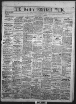 Daily British Whig (1850), 30 May 1853