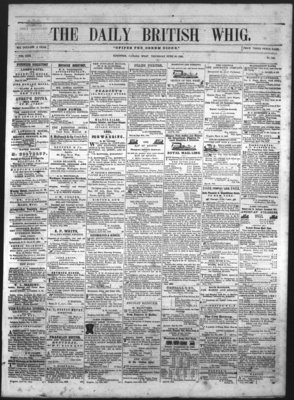 Daily British Whig (1850), 30 Jun 1853