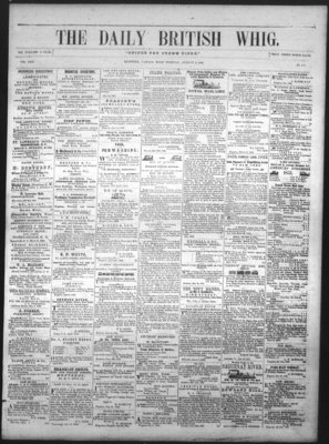 Daily British Whig (1850), 9 Aug 1853