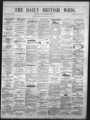 Daily British Whig (1850), 11 Aug 1853