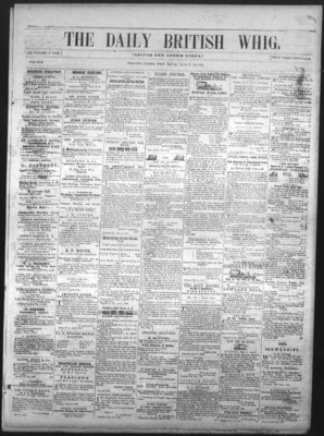 Daily British Whig (1850), 12 Aug 1853