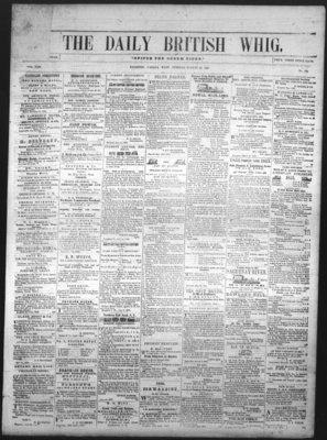 Daily British Whig (1850), 23 Aug 1853