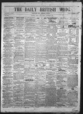 Daily British Whig (1850), 2 Sep 1853