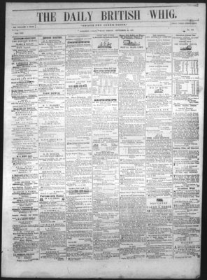 Daily British Whig (1850), 23 Sep 1853