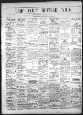 Daily British Whig (1850), 3 Oct 1853