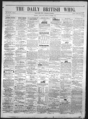 Daily British Whig (1850), 1 Nov 1853