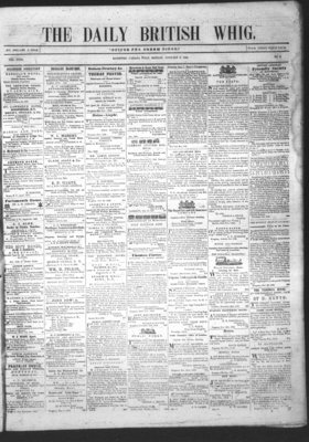 Daily British Whig (1850), 9 Jan 1854